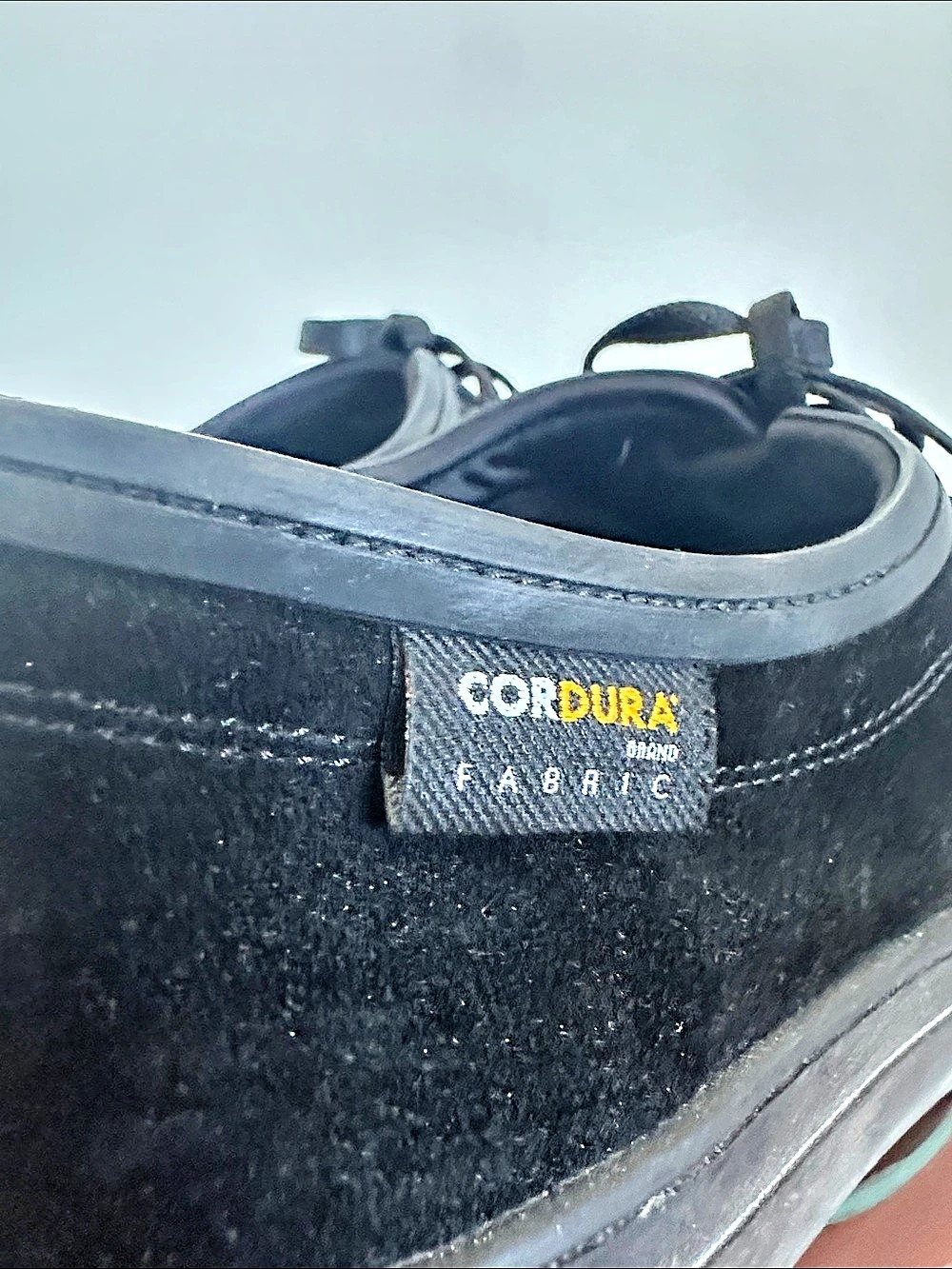 ALDO Cordura Fabric Mens suede & canvas rubber sole all Black Sneakers US 8 - Picture 8 of 13